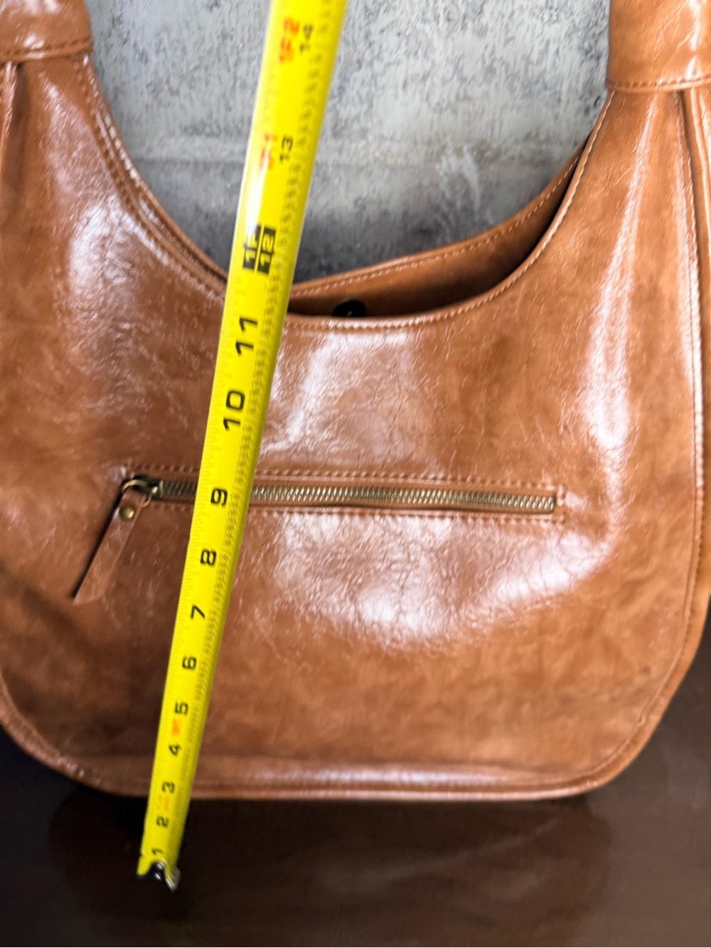 Cognac Brown Shoulder Bag Braided Strap Boho Y2K Made in Cambodia - Picture 9 of 14